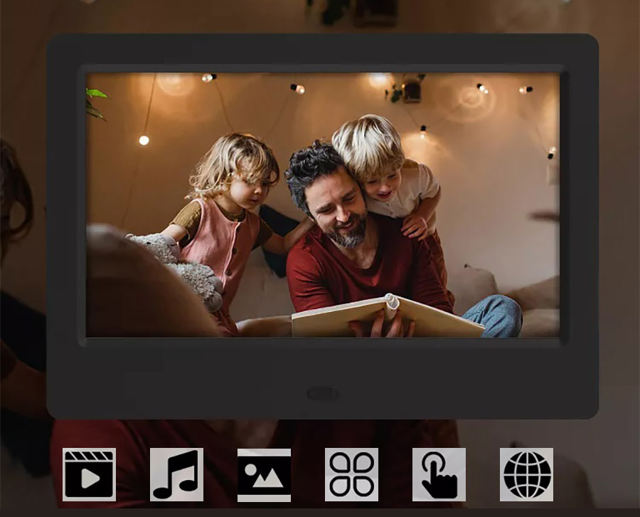 Photoframe USB/SD player