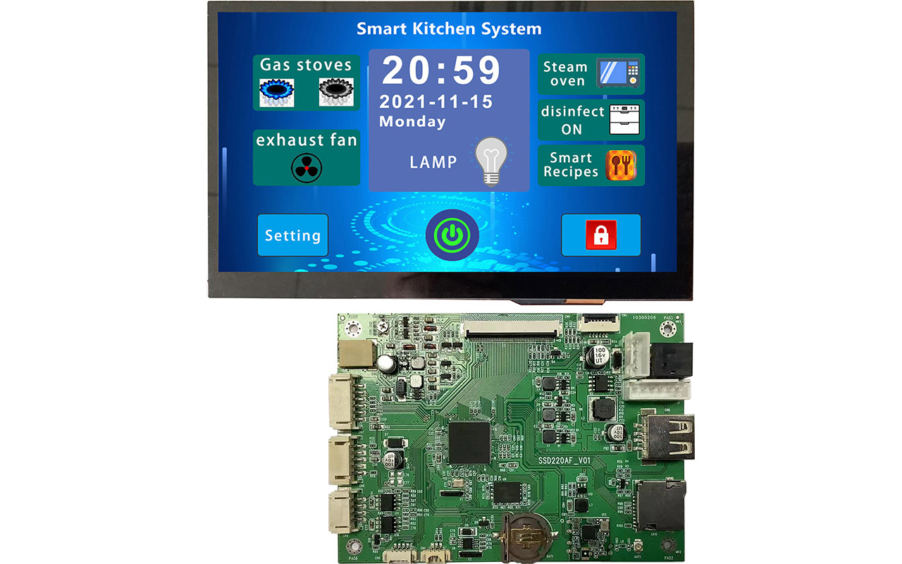 ZXFHMI Intelligent controller with 7inch touch LCD
