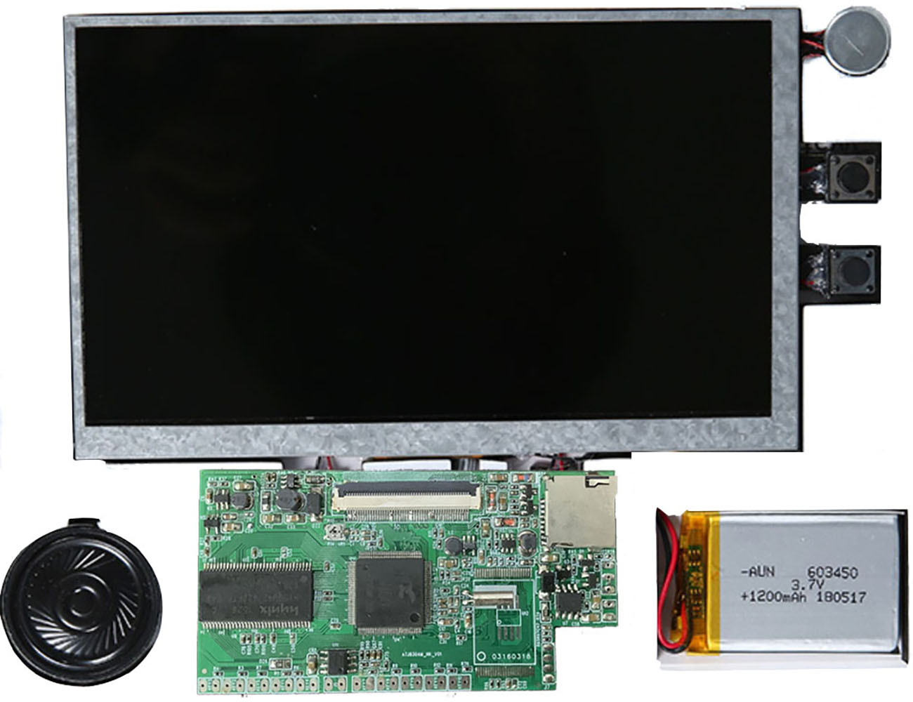 video advertising player and picture slideshow for 7inch lcd