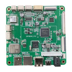 T113S3 Digital Signage Mainboard - Integrated Audio Amplifier, Drives LVDS/EDP/MIPI Displays, 4G/5G LTE Module, Wireless Network, and Remote Publishing System.