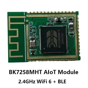 BK7258MHT AIoT Smart Module | Wi-Fi 6 (2.4 GHz) + BLE + H.264 Encoding + JPEG Decoding + LCD Touch Display + Voice Interaction Integrated Solution, Ideal for Smart Voice Terminals
